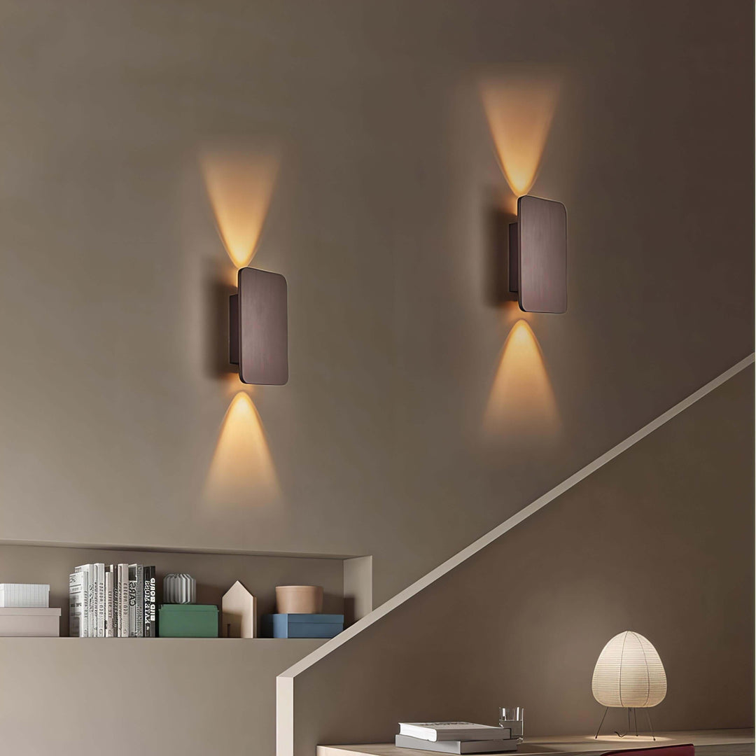 Verstellbare Rechteckige LED-Wandleuchte
