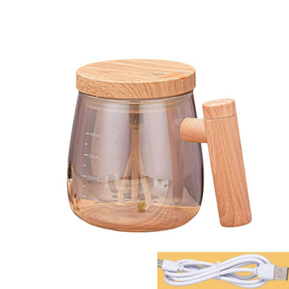 Mixeur à main en bois - Mixeur à smoothie 2 en 1