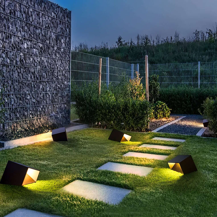 Solar Aussenleuchte Garten LED Würfel IP65
