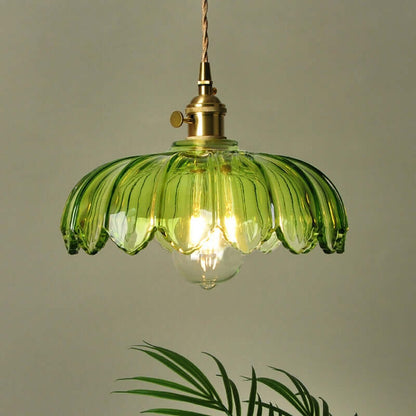 Vintage Glas Hängelampe