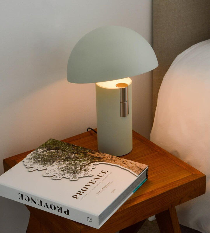 Lampe de table au design moderne avec cylindres rotatifs
