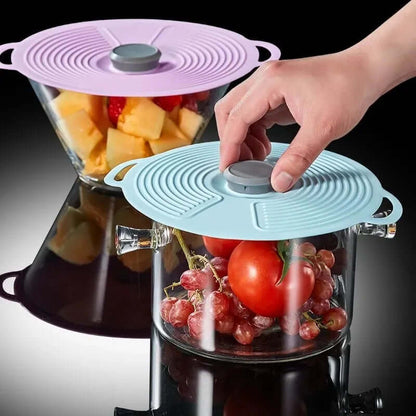 Couvercle à ventouse en silicone - hermétique et réutilisable