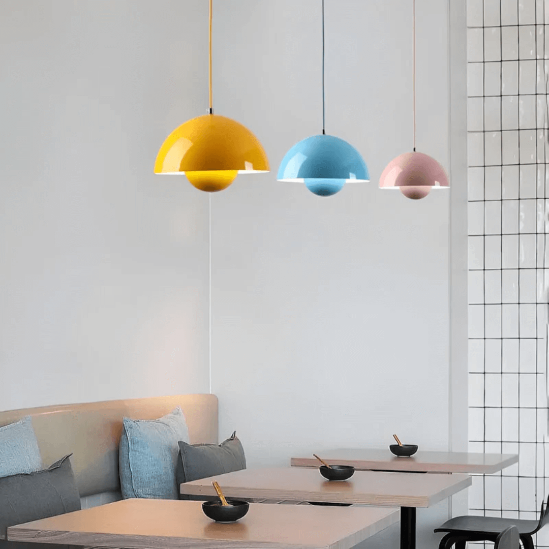 Skandinavische LED-Hängeleuchte - Blumentopf Design