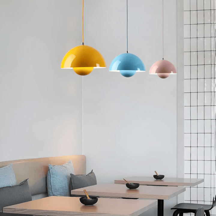 Skandinavische LED-Hängeleuchte - Blumentopf Design