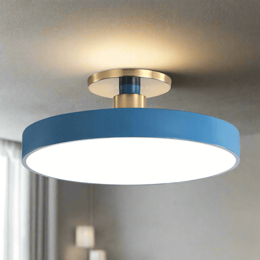 Plafonnier LED rond en acrylique