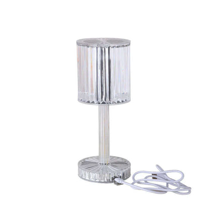 Lampe de table en cristal à intensité variable moderne