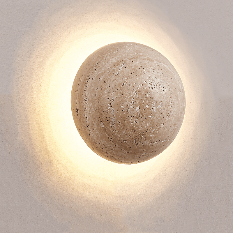 Elegante Cremefarbene Wandleuchte