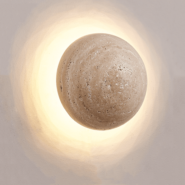 Elegante Cremefarbene Wandleuchte