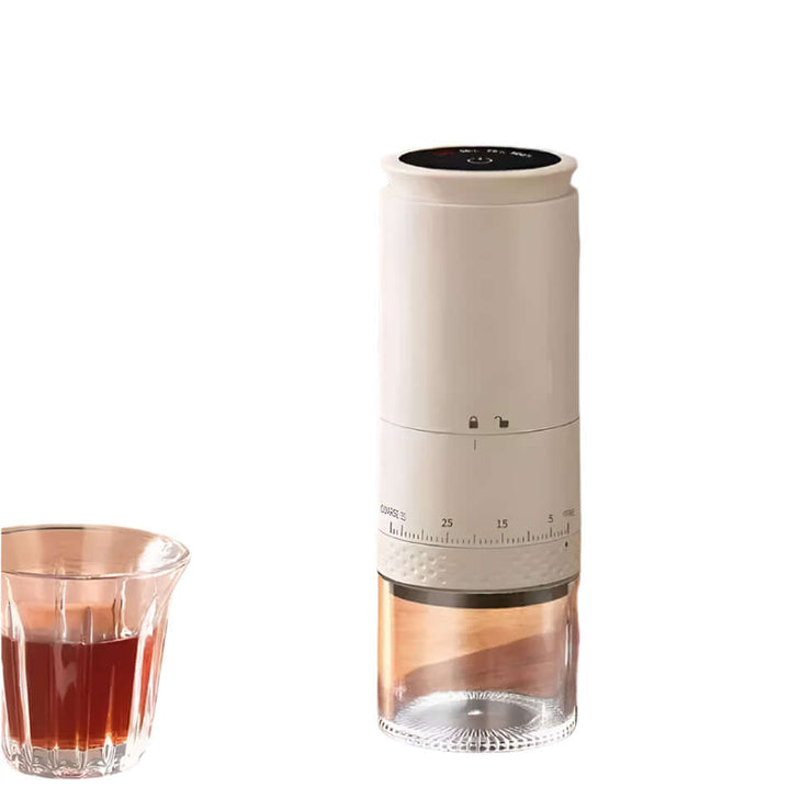 Tragbare Kaffeemühle mit einstellbarem Mahlgrad