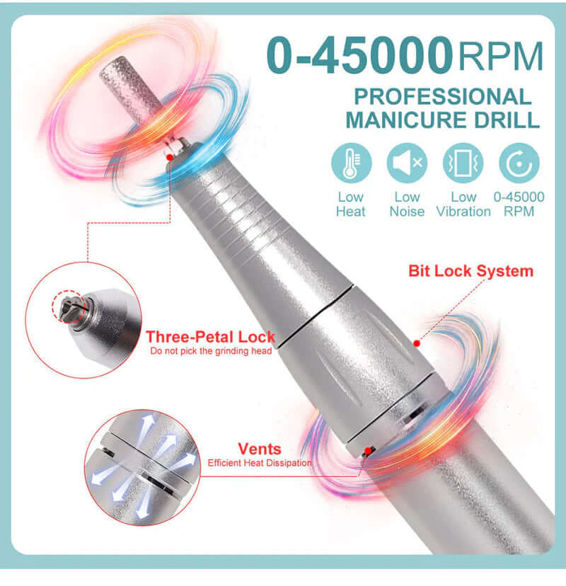 Tragbares Maniküre-Set mit Elektro-Nagelfeile