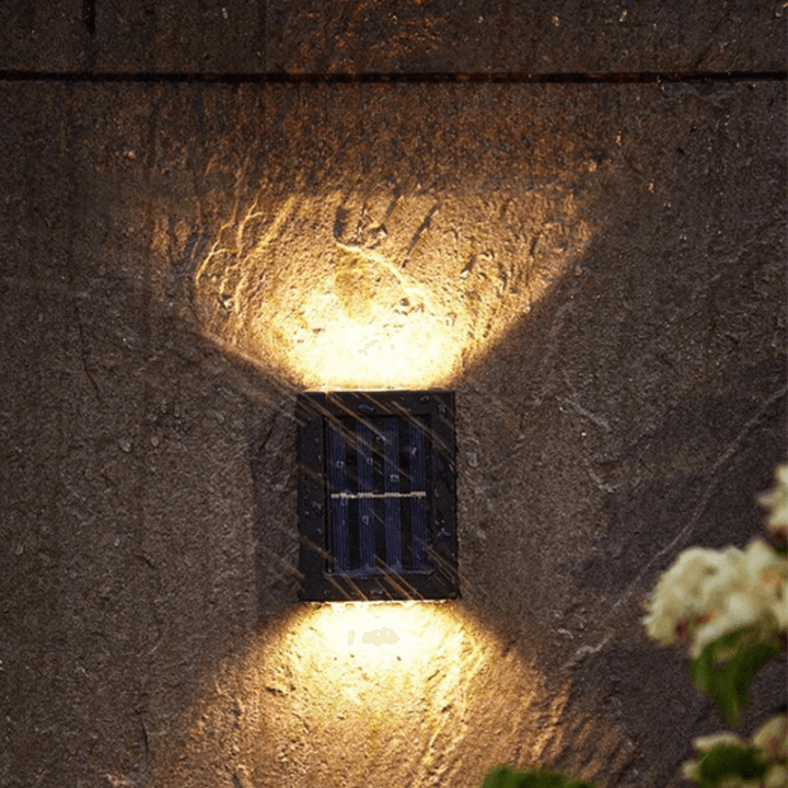 Solar LED Wandleuchte Außen