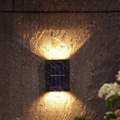Solar LED Wandleuchte Außen