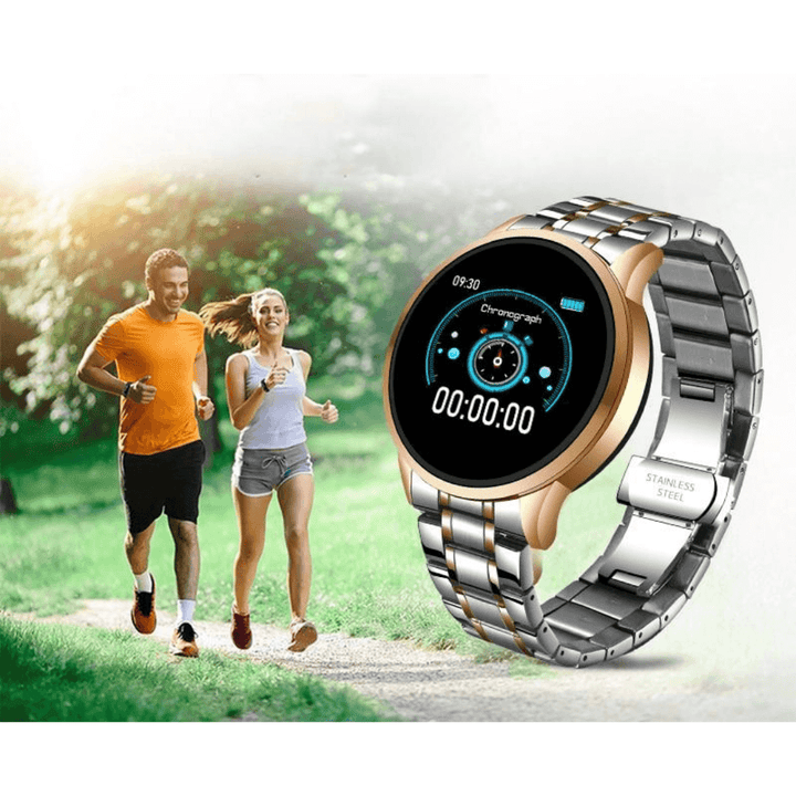 Klassische Smartwatch mit Fitness-Tracker