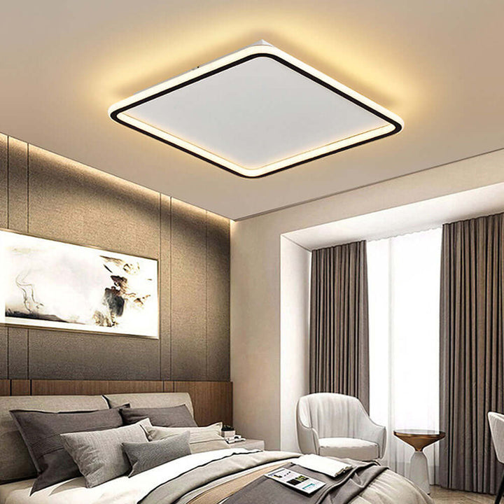 Quadratische LED Deckenleuchte
