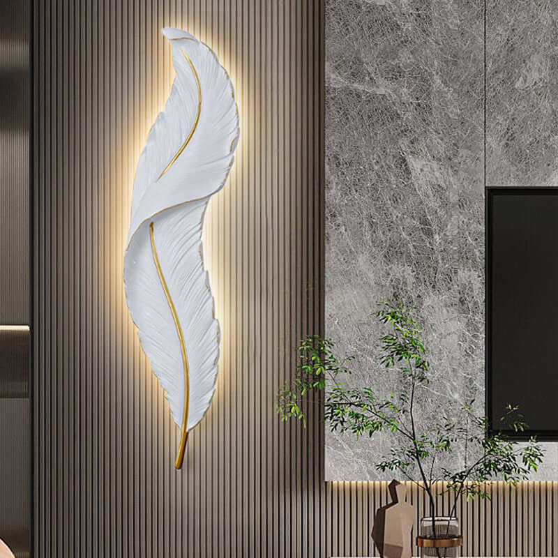 Moderne LED-Wandleuchte - Warmweiß