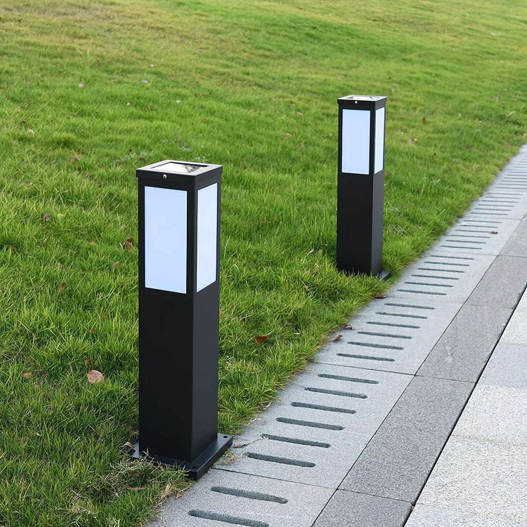 Moderne LED Pollerleuchte Außen Garten