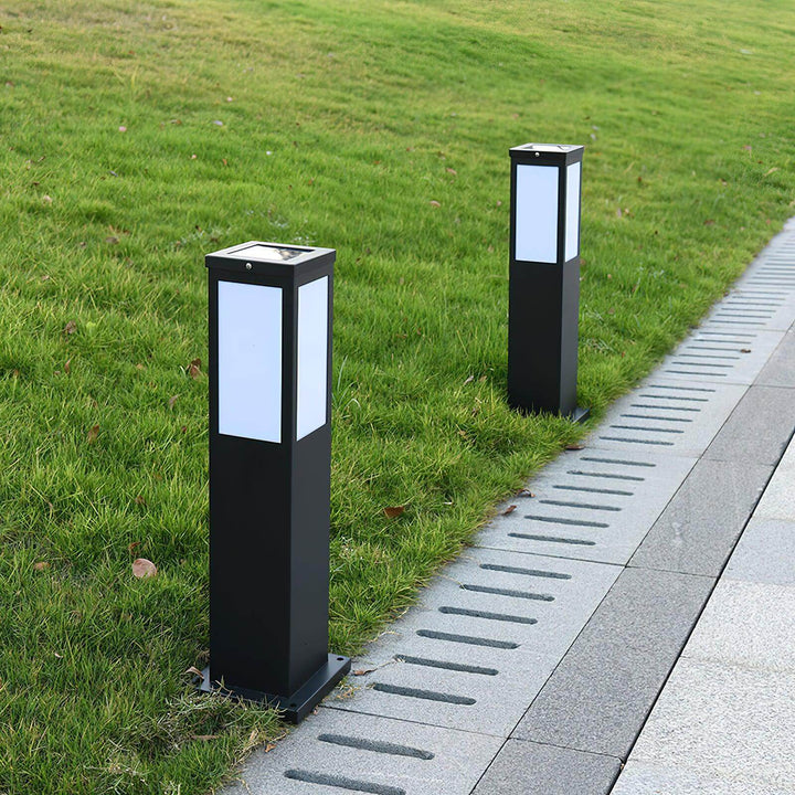 Moderne LED Pollerleuchte Außen Garten