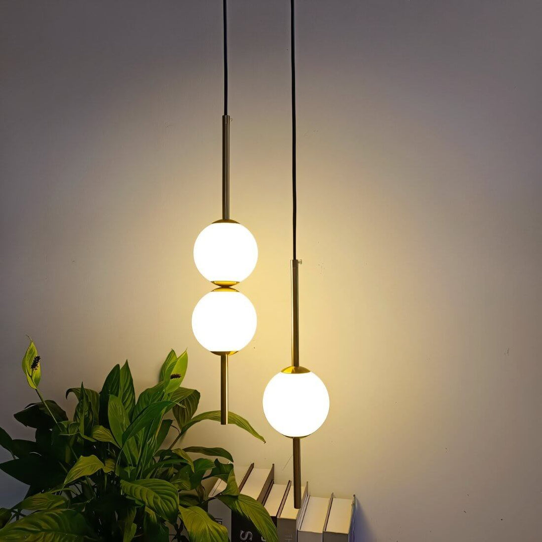 Moderne Glaskugel Pendelleuchte