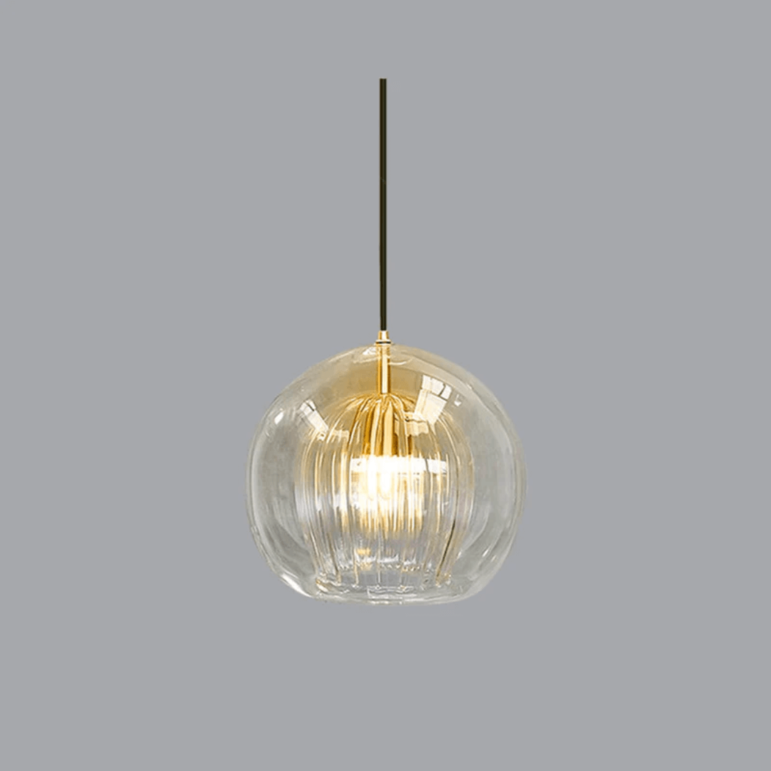 Moderne LED Pendelleuchte Glaskugel - Höhenverstellbar
