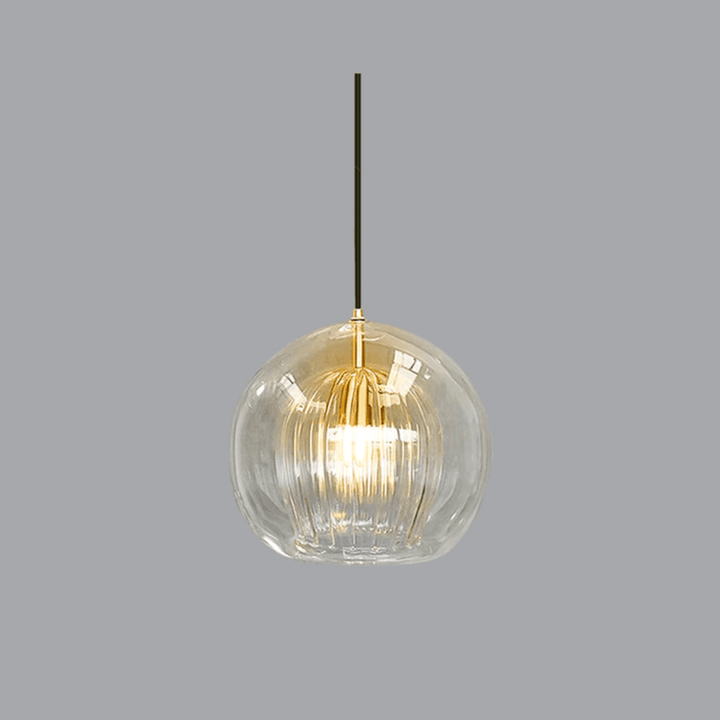 Moderne LED Pendelleuchte Glaskugel - Höhenverstellbar