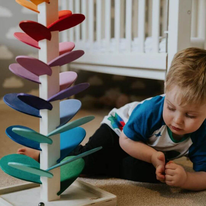 Tour de billes arc-en-ciel - Jouet éducatif pour les tout-petits