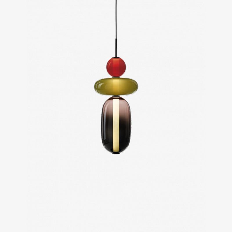 Bunte Glas Hängeleuchte