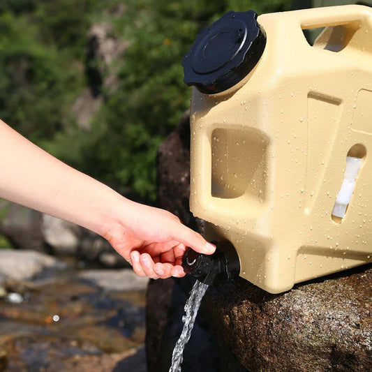 Bidon d'eau portable de 12 L pour camping et voyage