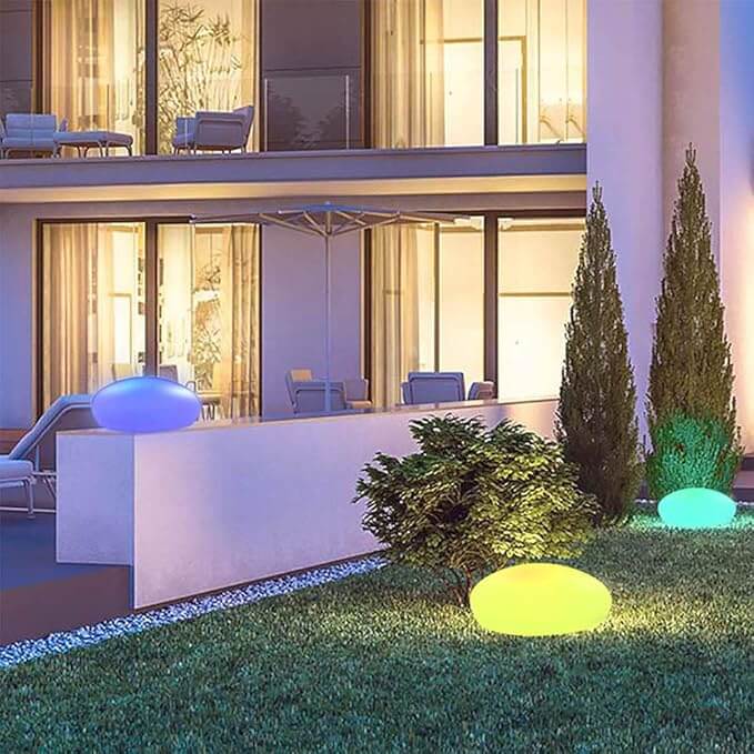 Lampe de jardin LED, solaire, extérieur