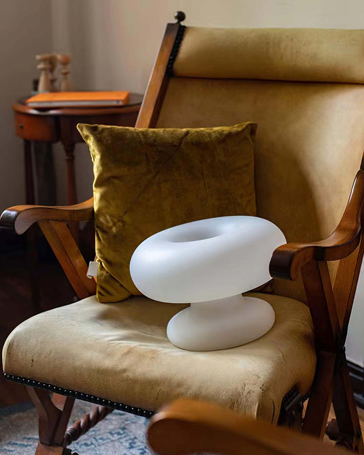 Lampe de table Donut design moderne éclairage intérieur LED