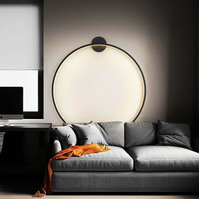Minimalistische Runde Wandleuchte