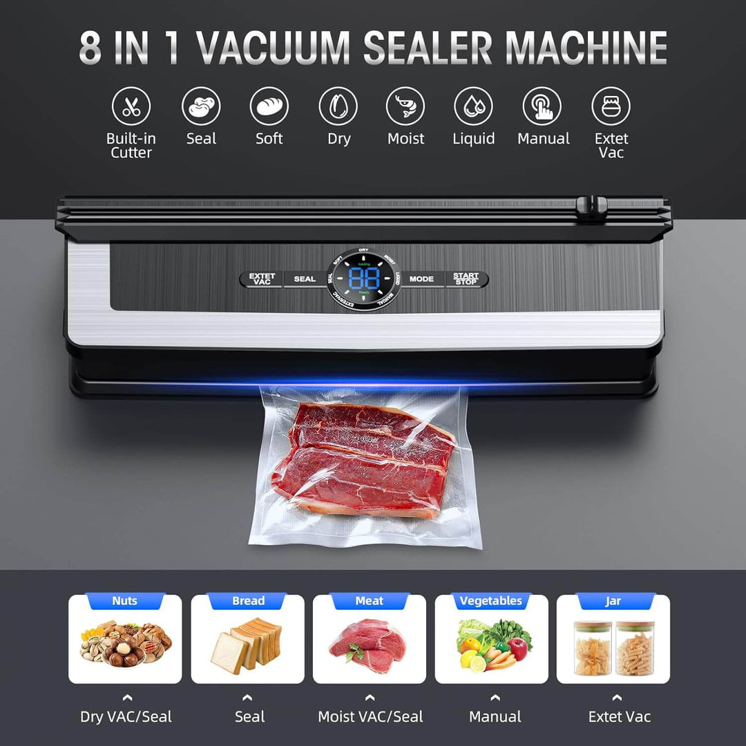Vakuumiergerät 8in1 mit Schneider & 15 Beutel
