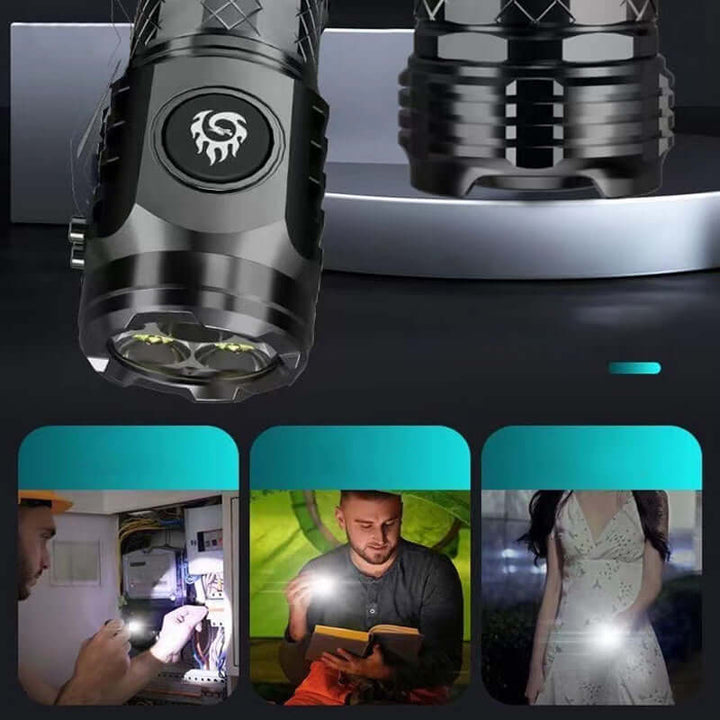 Kompakte LED Taschenlampe - Vielseitig & Leistungsstark