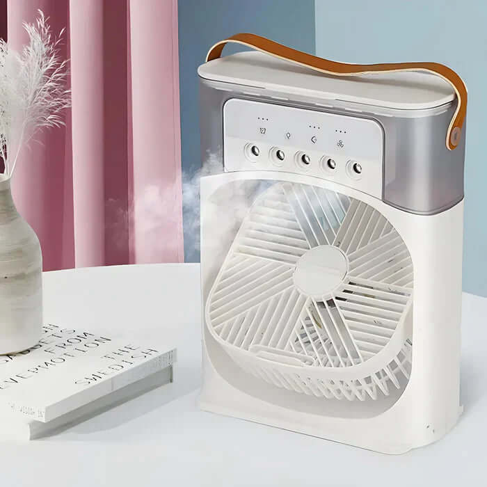 Tragbarer 3-in-1 Luftkühler mit LED