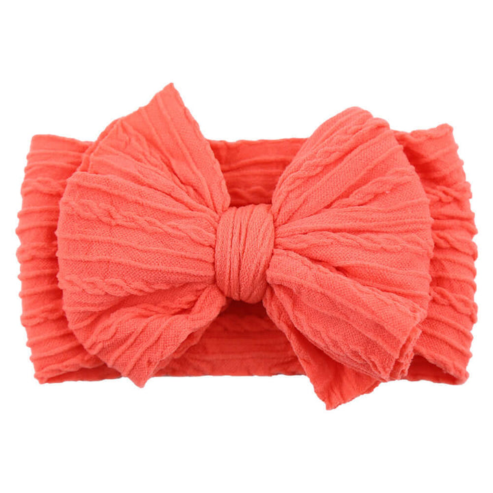 Bandeau en nylon pour enfants avec nœud - élastique et polyvalent