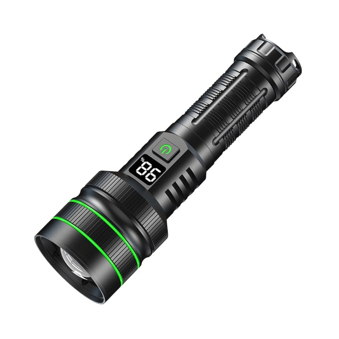 Lampe de poche LED extrêmement lumineuse avec zoom