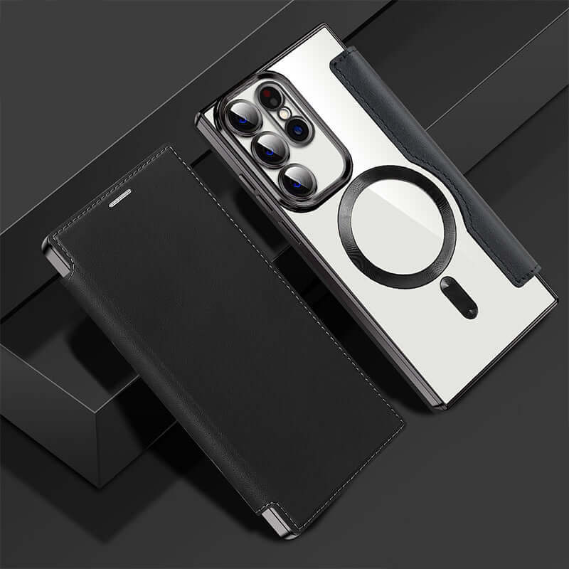 Étui de téléphone en cuir avec fente pour carte