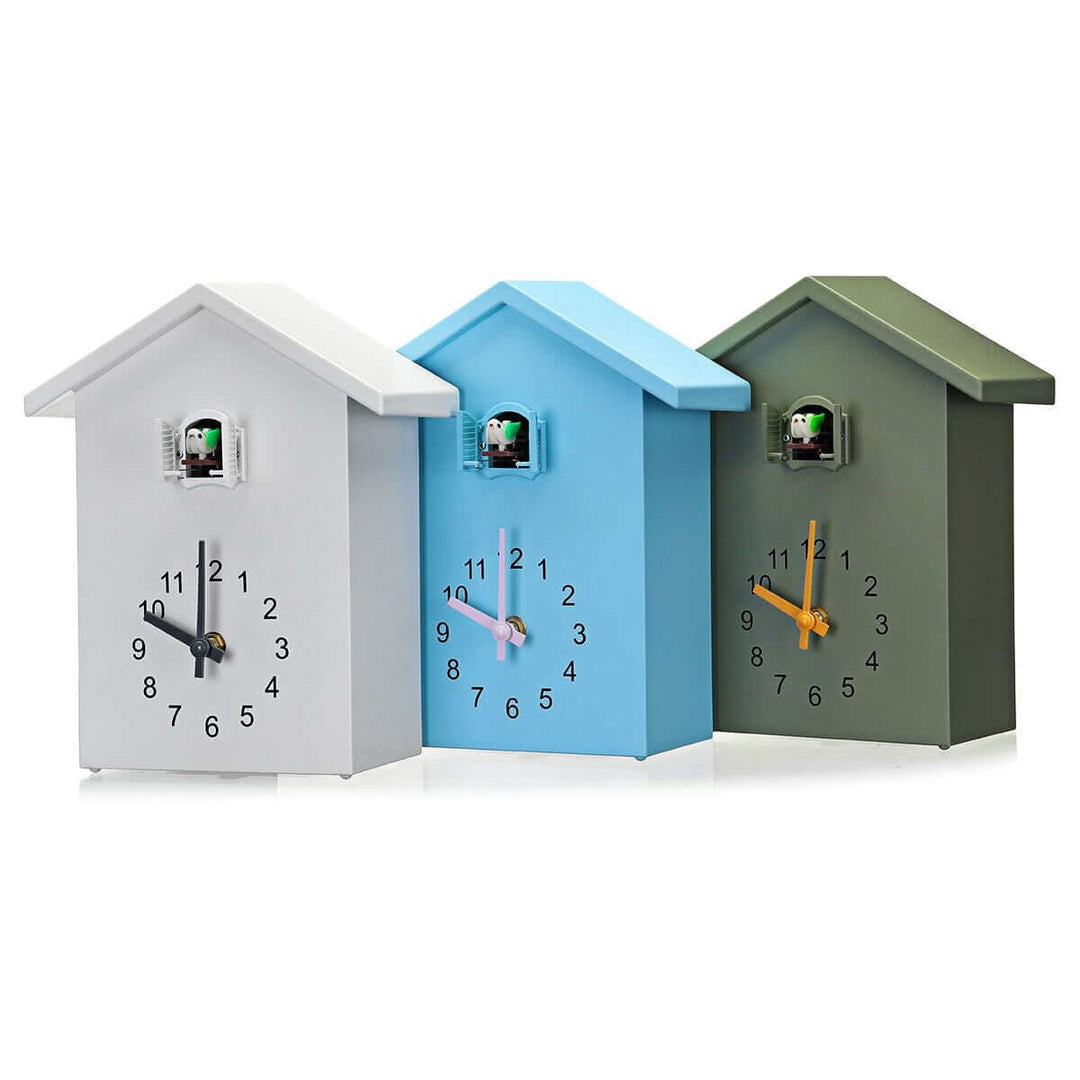 Horloge murale à coucou rétro à piles