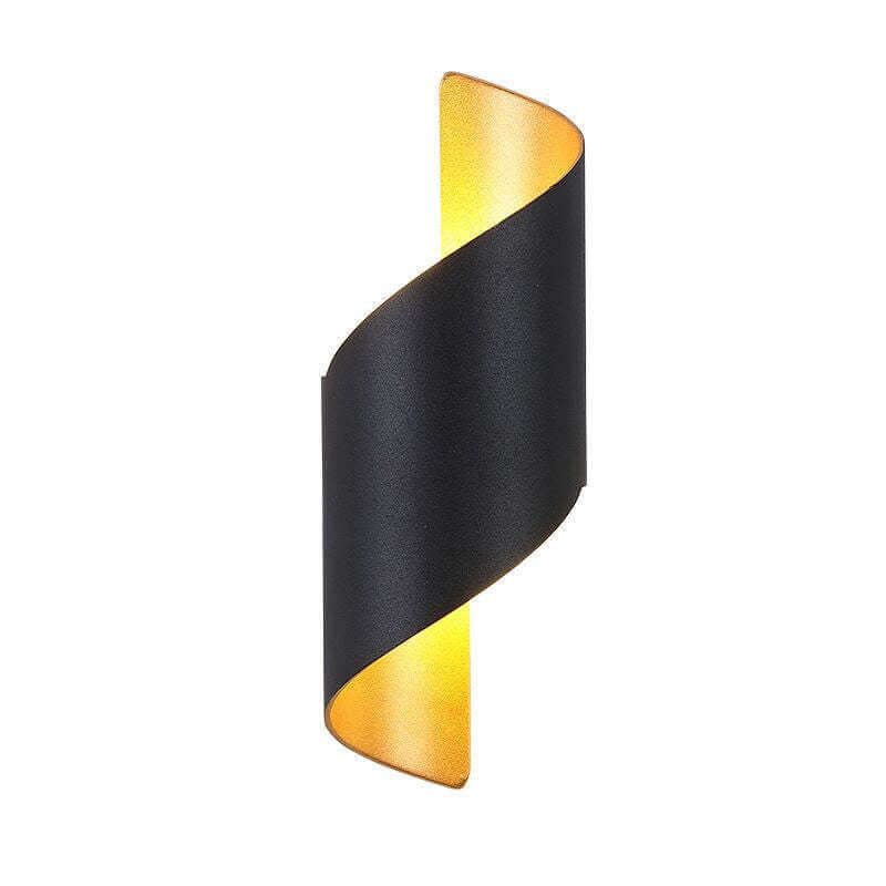 Moderne Spiral-LED-Wandleuchte