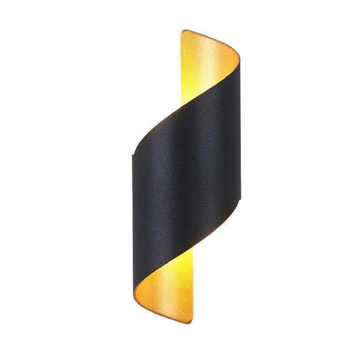 Moderne Spiral-LED-Wandleuchte