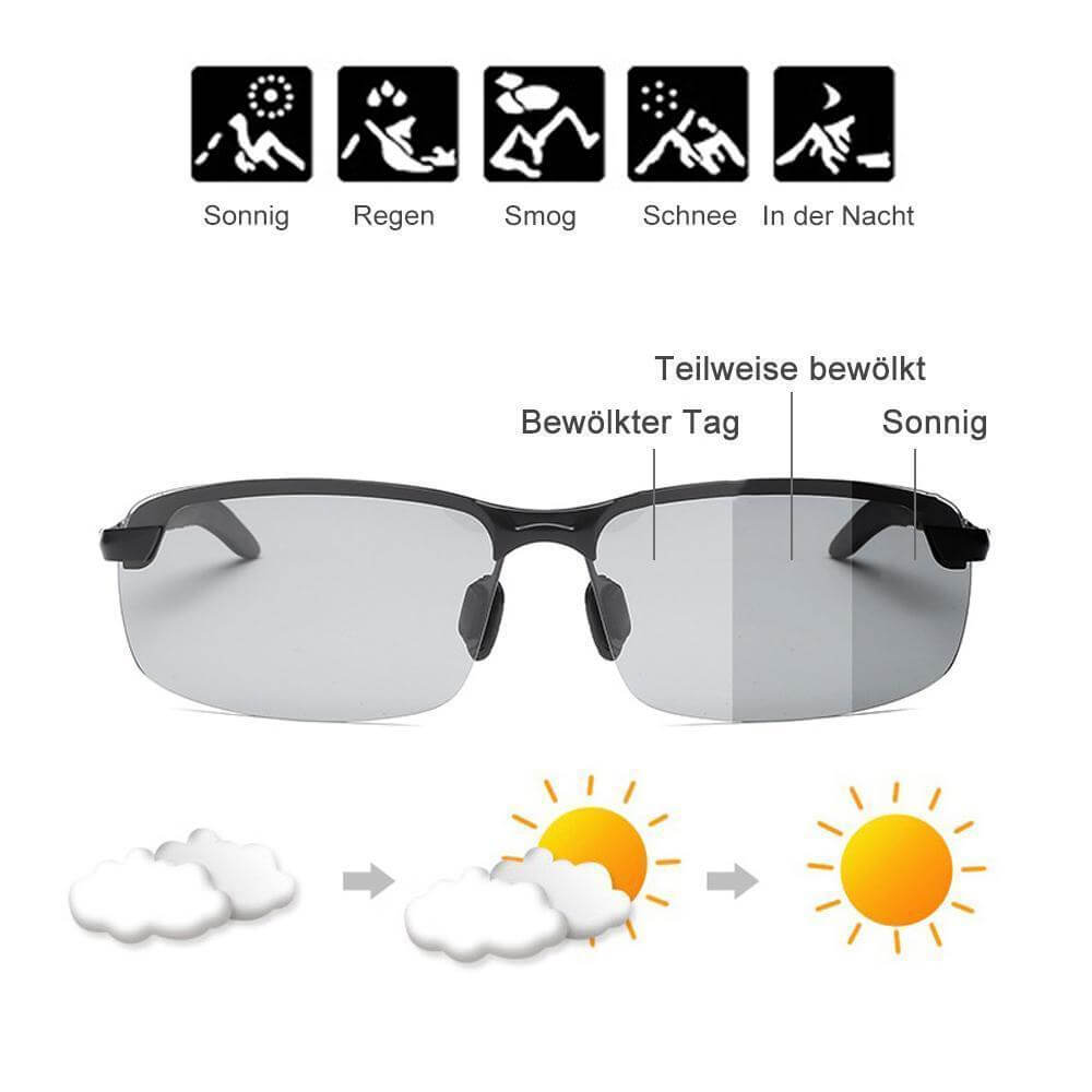 Selbsttönende Polarisierte Sonnenbrille