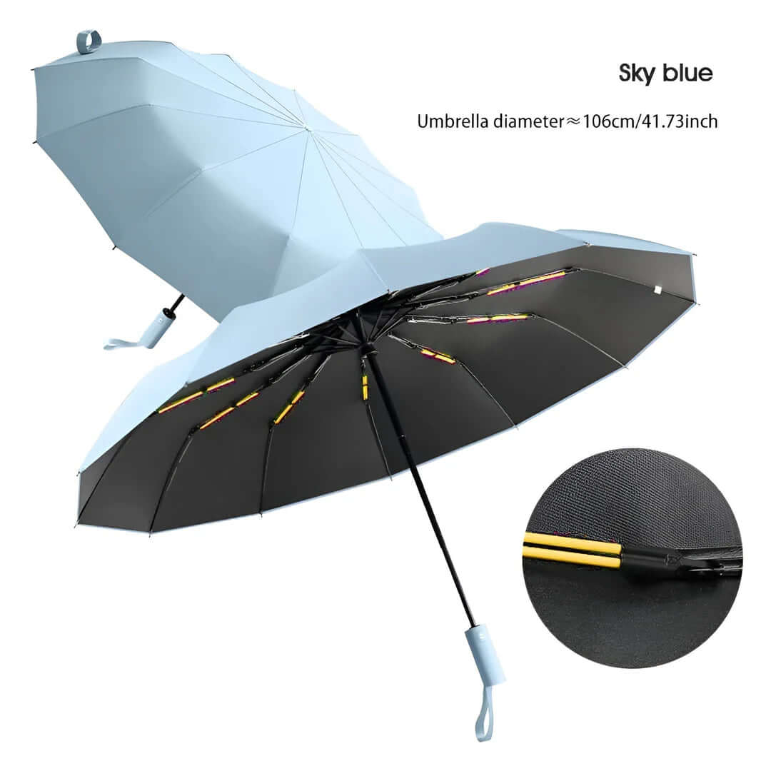 Öko-Regenschirm mit UV-Schutz - Nachhaltig & Wetterfest