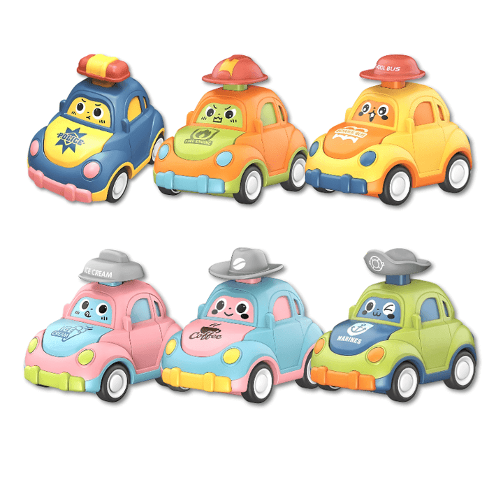 Kinder Spielzeugautos Set - Interaktive Fahrzeuge