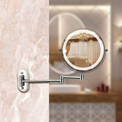 Miroir cosmétique LED rechargeable