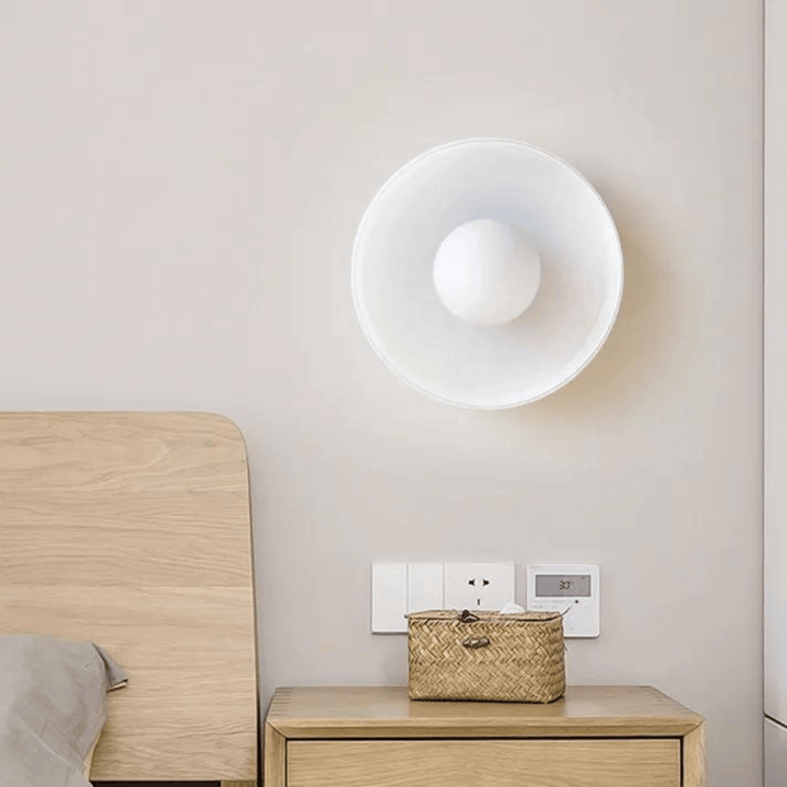 Runde LED Deckenleuchte Modern Glas Lampe