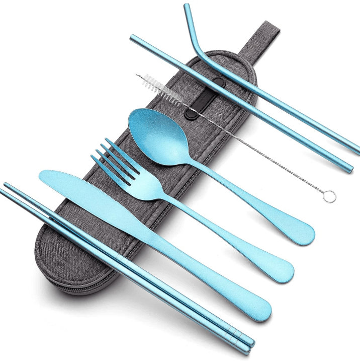 Ensemble de couverts compacts en acier inoxydable - Durable et élégant