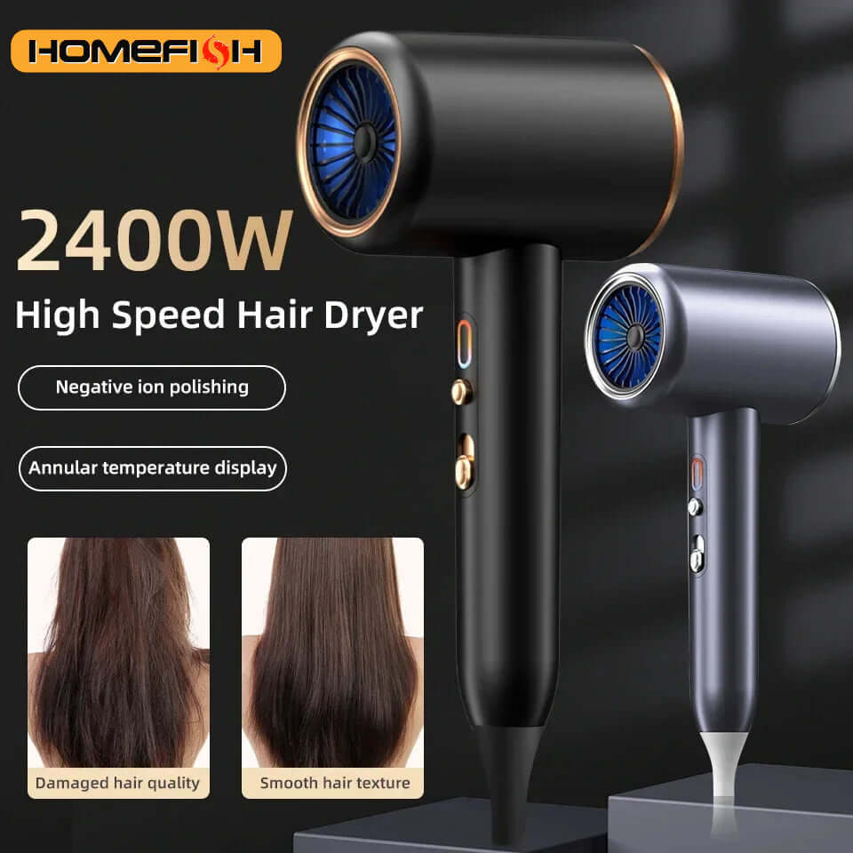 2400W Haartrockner mit Ionen-Technologie - Schnelltrocknend & schonend