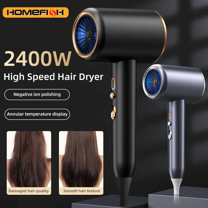 2400W Haartrockner mit Ionen-Technologie - Schnelltrocknend & schonend