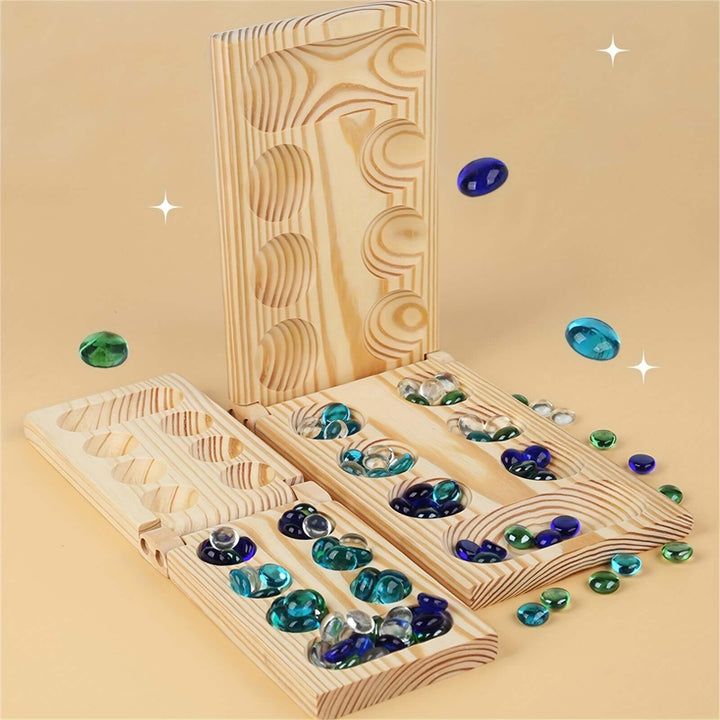 Klappbares Mancala-Spiel - Strategisches Brettspiel