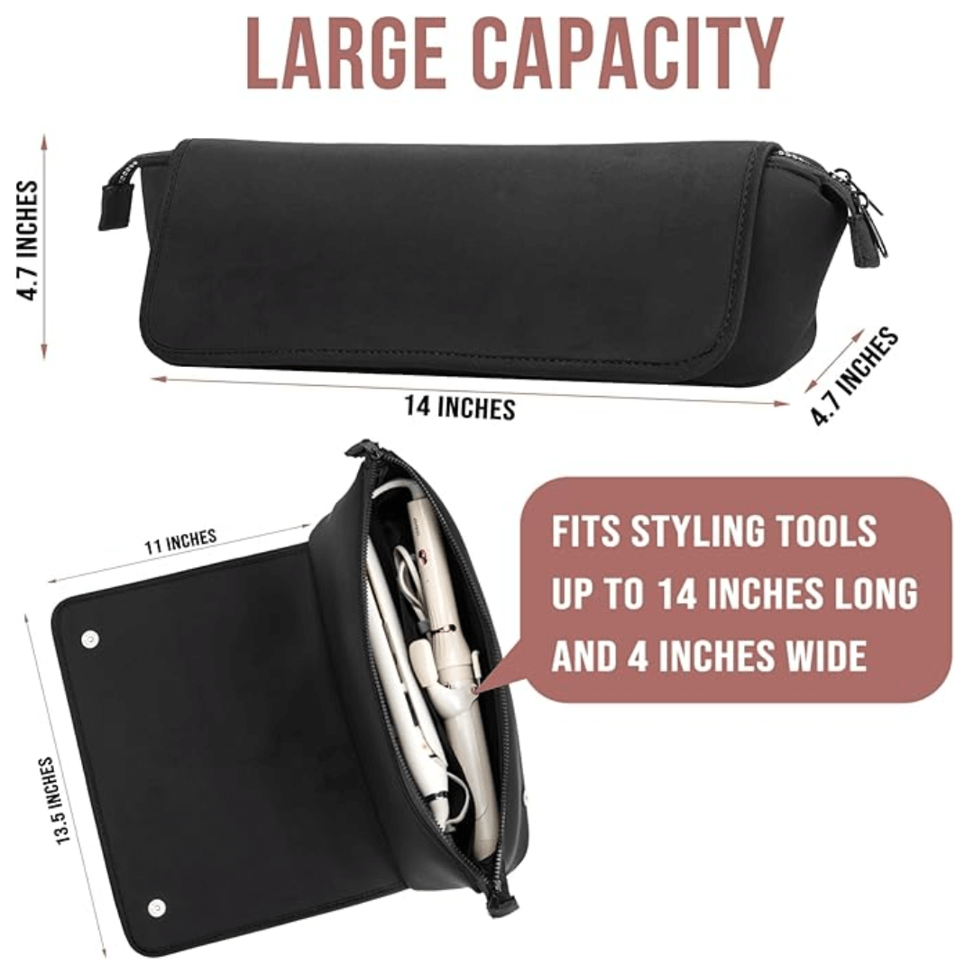 Hitzebeständige Styling-Matte & Reisetasche 2-in-1