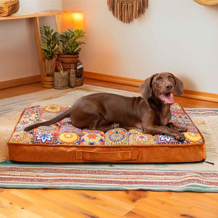Orthopädisches Hundebett im Marokkanischen Stil